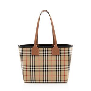 Burberry Vintage Check London Small Tote
